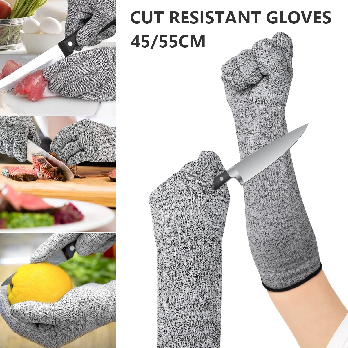 Cut-Resistant Gloves Long-Sleeved Stainless Steel Wire High-Performance Cut-Resistant Sleeves Wrist Forearm Safe Protection
Cut-Resistant Gloves Long-Sleeved Stainless Steel Wire High-Performance Cut-Resistant Sleeves Wrist Forearm Safe Protection
