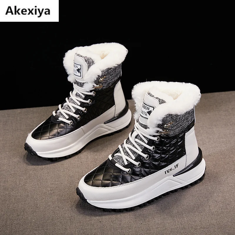 Snow Boots Women 2021 Winter New Korean Fashion Plus Velvet Non-slip Waterproof Lightweight and Warm Casual Boots platform shoes
Snow Boots Women 2021 Winter New Korean Fashion Plus Velvet Non-slip Waterproof Lightweight and Warm Casual Boots platform shoes