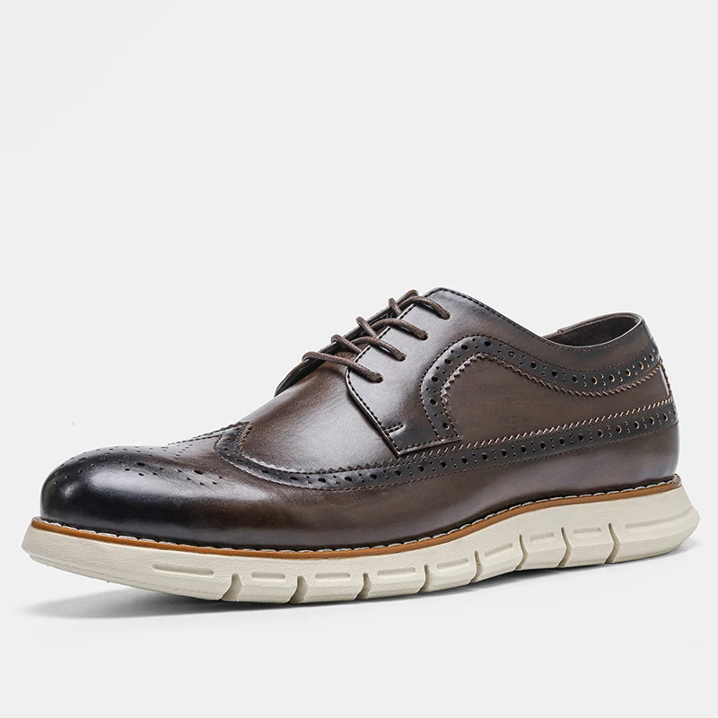 large size men fashion wedding party dress cow leather brogue shoes brown bullock shoe gentleman platform footwear zapato hombre
large size men fashion wedding party dress cow leather brogue shoes brown bullock shoe gentleman platform footwear zapato hombre