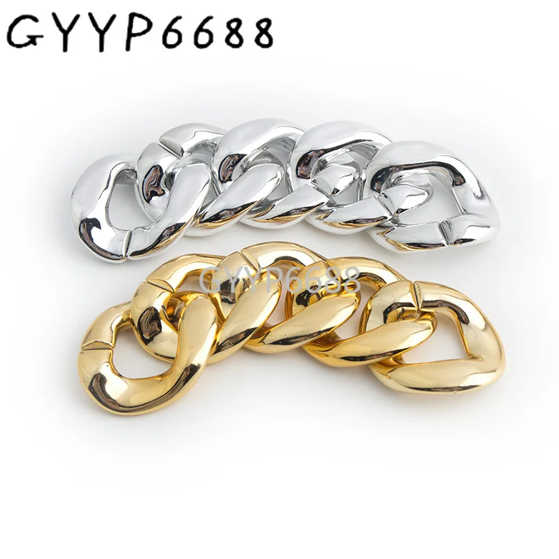 1-5 meters 41*49mm Gold chain Resin bag chain Cheap Factory Price for purses and handbags
1-5 meters 41*49mm Gold chain Resin bag chain Cheap Factory Price for purses and handbags