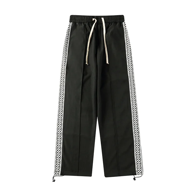 Men Clothing 2021 Side Drawstring Pants Men's Trendy Hip Hop Drawstring Sweatpants Loose Wide Leg Pants
Men Clothing 2021 Side Drawstring Pants Men's Trendy Hip Hop Drawstring Sweatpants Loose Wide Leg Pants