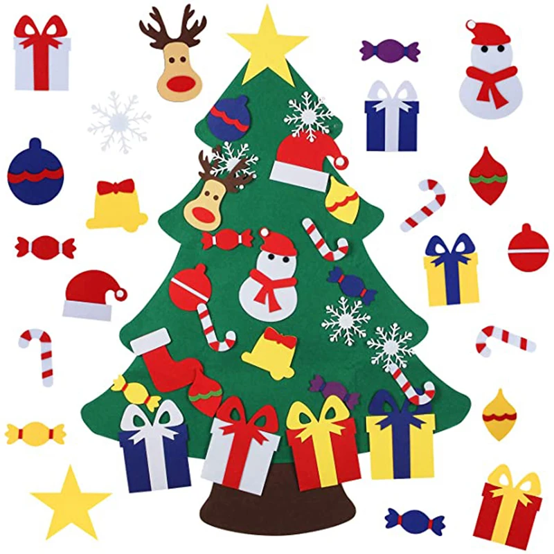 DIY Felt Christmas Toy Baby Toy Montessori Toys Toddlers Busy Board Xmas Tree Gift For Boy Girl Door Wall Ornament Decorations
DIY Felt Christmas Toy Baby Toy Montessori Toys Toddlers Busy Board Xmas Tree Gift For Boy Girl Door Wall Ornament Decorations