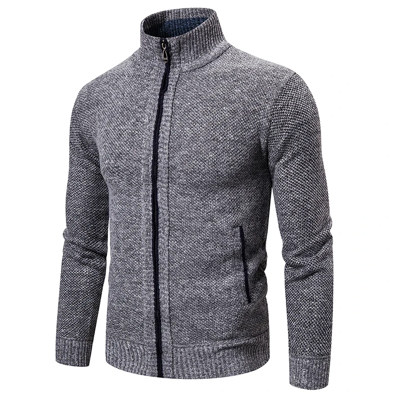 Winter Long Sleeve Stand Collar Zipper Sweater Coat 2022 Spring Men Casual Knit Outerwear Fashion Solid Knitted Jackets For Mens
Winter Long Sleeve Stand Collar Zipper Sweater Coat 2022 Spring Men Casual Knit Outerwear Fashion Solid Knitted Jackets For Mens