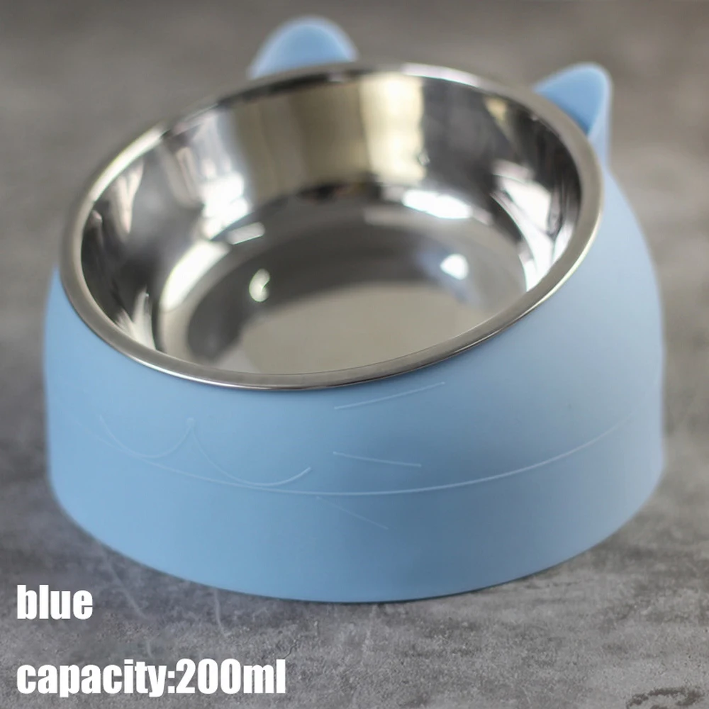 Cute Cat and Dog Bowl Protect The Cervical Spine 15 Degree Oblique Mouth Pet Stainless Steel Food Water Bowl Cats Dogs Supplies
Cute Cat and Dog Bowl Protect The Cervical Spine 15 Degree Oblique Mouth Pet Stainless Steel Food Water Bowl Cats Dogs Supplies