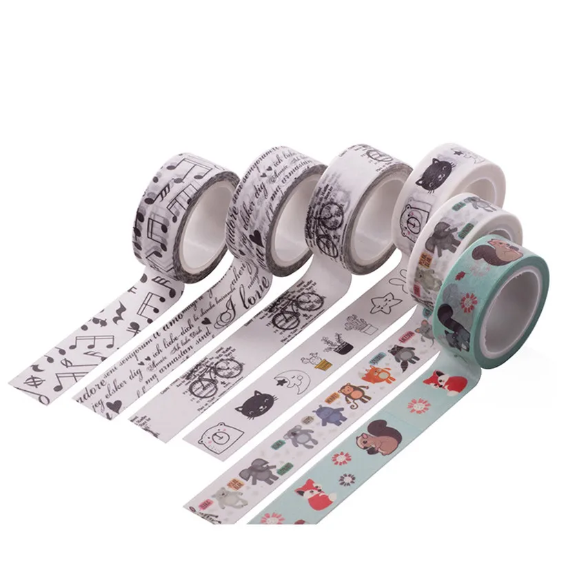 15MMx5M lovely tapes color Dividing Stickers border masking adhesive paper washi tape DIY Scrapbooking Hand account
15MMx5M lovely tapes color Dividing Stickers border masking adhesive paper washi tape DIY Scrapbooking Hand account