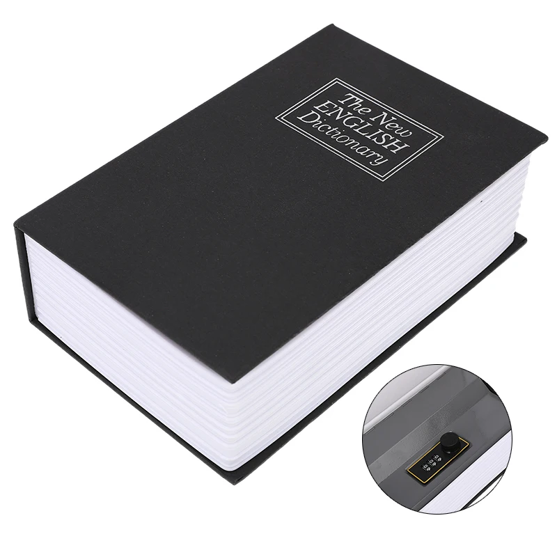 Mini Dictionary Book Cash Money Coin Storage Safe Box Money Hide Secret Security Safe Lock Piggy Bank Jewelry Key Locker Gift
Mini Dictionary Book Cash Money Coin Storage Safe Box Money Hide Secret Security Safe Lock Piggy Bank Jewelry Key Locker Gift