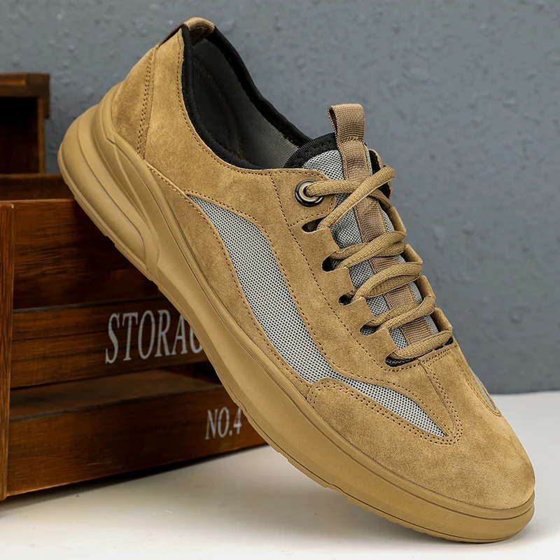 Men's Fashion Leather Shoes Classic Cow Suede Stitching Breathable Oxford Shoes Luxury Comfortable Soft Non-Slip Casual Shoes
Men's Fashion Leather Shoes Classic Cow Suede Stitching Breathable Oxford Shoes Luxury Comfortable Soft Non-Slip Casual Shoes