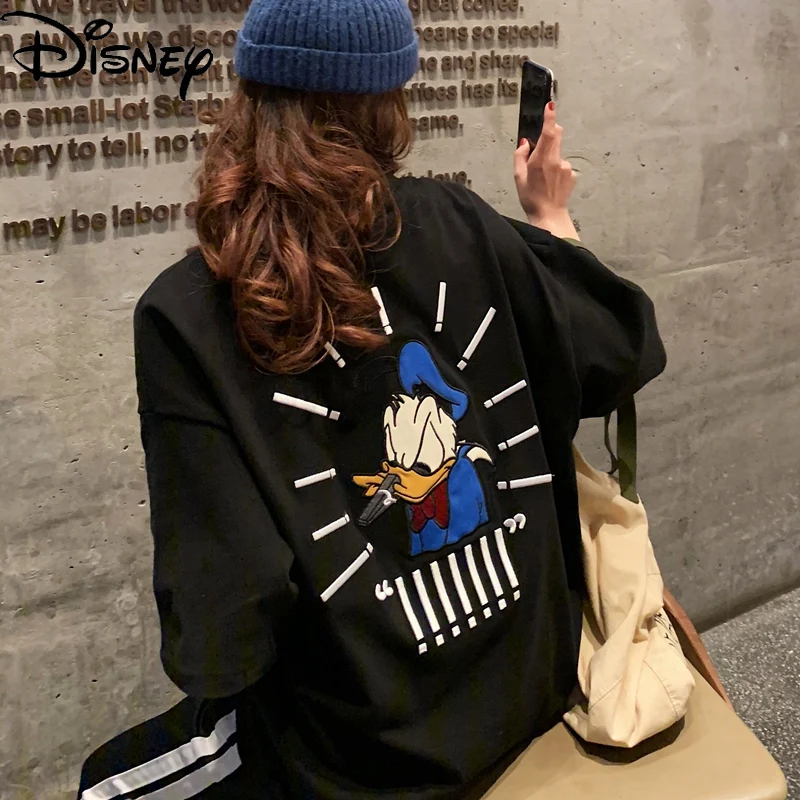 Disney Summer Ladies Fashion and Comfortable Pure Cotton Sweet Short Sleeve Simple Casual All-match Cute Cartoon Print T-shirt
Disney Summer Ladies Fashion and Comfortable Pure Cotton Sweet Short Sleeve Simple Casual All-match Cute Cartoon Print T-shirt