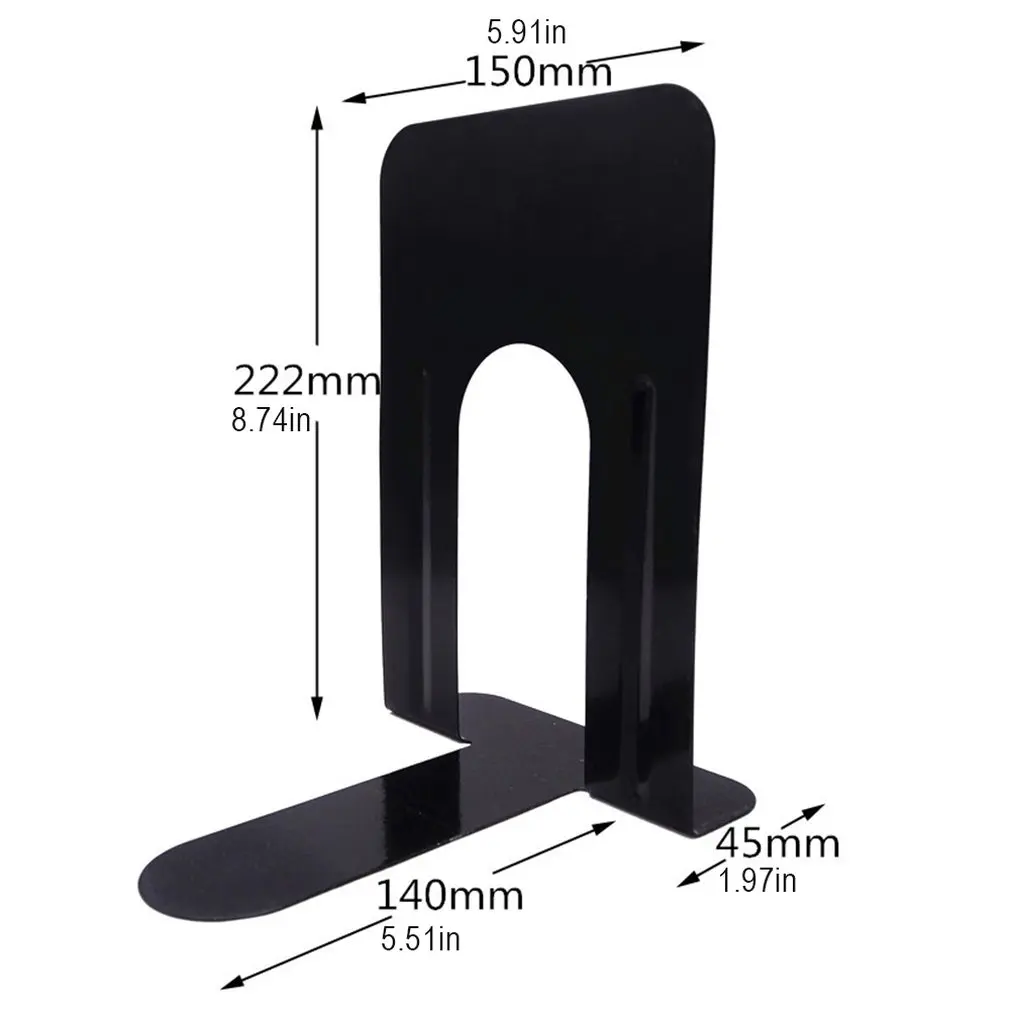 1 Pair Metal Book Stand Cheap Durable Heavy Duty Metal Book End Shelf Bookend Holder For Office School Supplies
1 Pair Metal Book Stand Cheap Durable Heavy Duty Metal Book End Shelf Bookend Holder For Office School Supplies