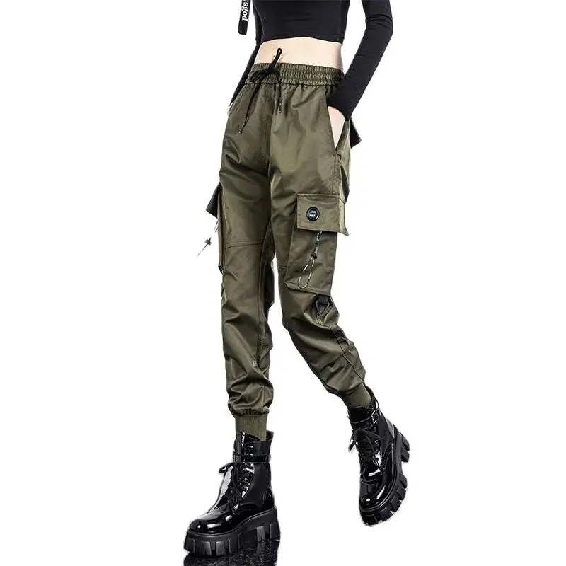 Elastic Waist Female Tie Feet Pants Spring Summer New Ladies Student High Waist Casual Nine Points Harem Pants Women Overalls
Elastic Waist Female Tie Feet Pants Spring Summer New Ladies Student High Waist Casual Nine Points Harem Pants Women Overalls