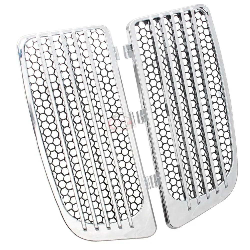 Motorcycle chrome black Radiator Grill Lower Fairing Cover Fits For Harley Touring Road King Street Glide Ultra Limited 2014-Up
Motorcycle chrome black Radiator Grill Lower Fairing Cover Fits For Harley Touring Road King Street Glide Ultra Limited 2014-Up