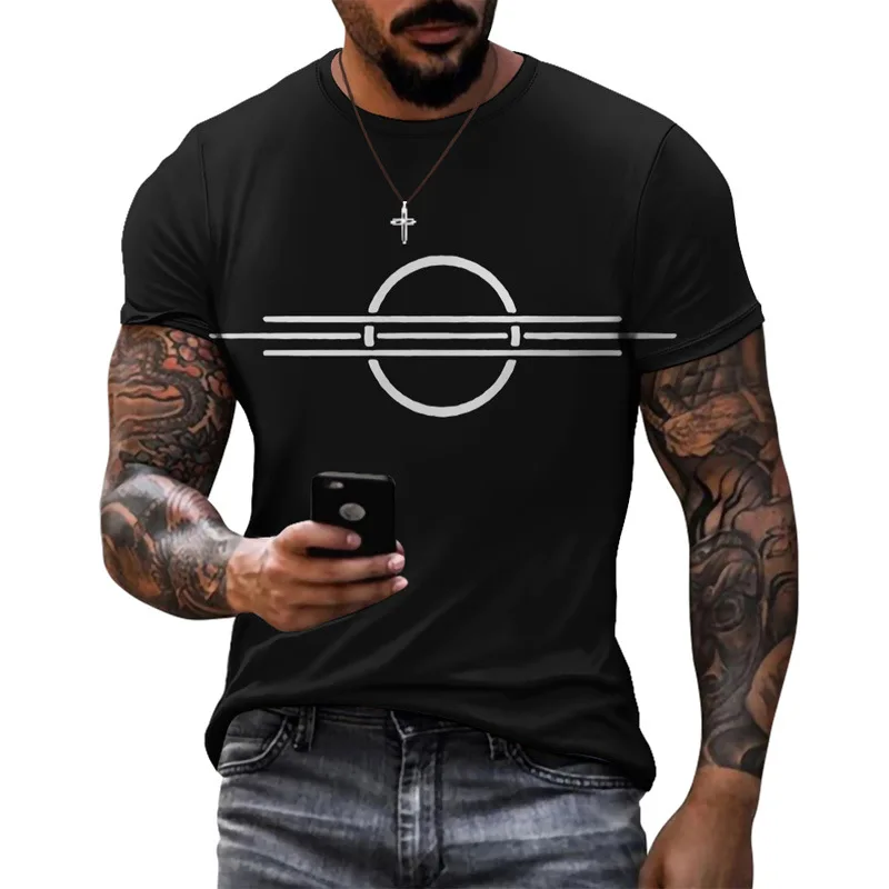 Summer New T-shirt Personality Trend Cotton round Neck Slim Thin Men's Elbow-Sleeved Top2021
Summer New T-shirt Personality Trend Cotton round Neck Slim Thin Men's Elbow-Sleeved Top2021