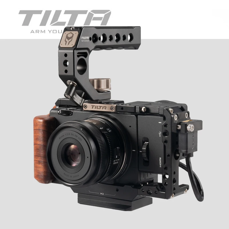 Tilta Сигма-камера Cage для Sigma FP SINMA FP установка для цифровой зеркальной фотокамеры с верхней ручкой, защитный чехол с деревянной ручкой
Tilta Сигма-камера Cage для Sigma FP SINMA FP установка для цифровой зеркальной фотокамеры с верхней ручкой, защитный чехол с деревянной ручкой