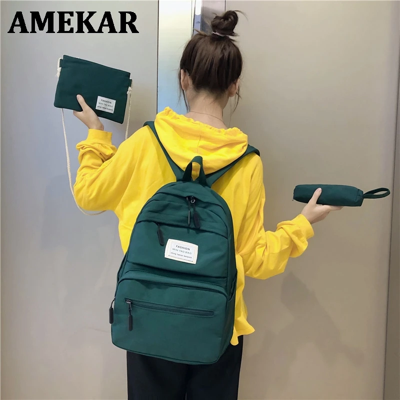 3 Set School Bags for Teenage Girls Kids Children Student Backpack Travel Teen Shoulder Bag Child Schoolbag New Women Backpack
3 Set School Bags for Teenage Girls Kids Children Student Backpack Travel Teen Shoulder Bag Child Schoolbag New Women Backpack