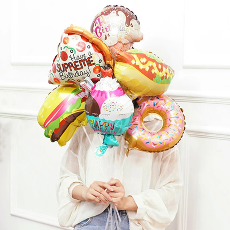 16/28 Inch Mini Aluminum Foil Balloon Ice Cream/ice Cream Cone/burger/pizza Gourmet Balloon Birthday Party Decoration Balloons
16/28 Inch Mini Aluminum Foil Balloon Ice Cream/ice Cream Cone/burger/pizza Gourmet Balloon Birthday Party Decoration Balloons