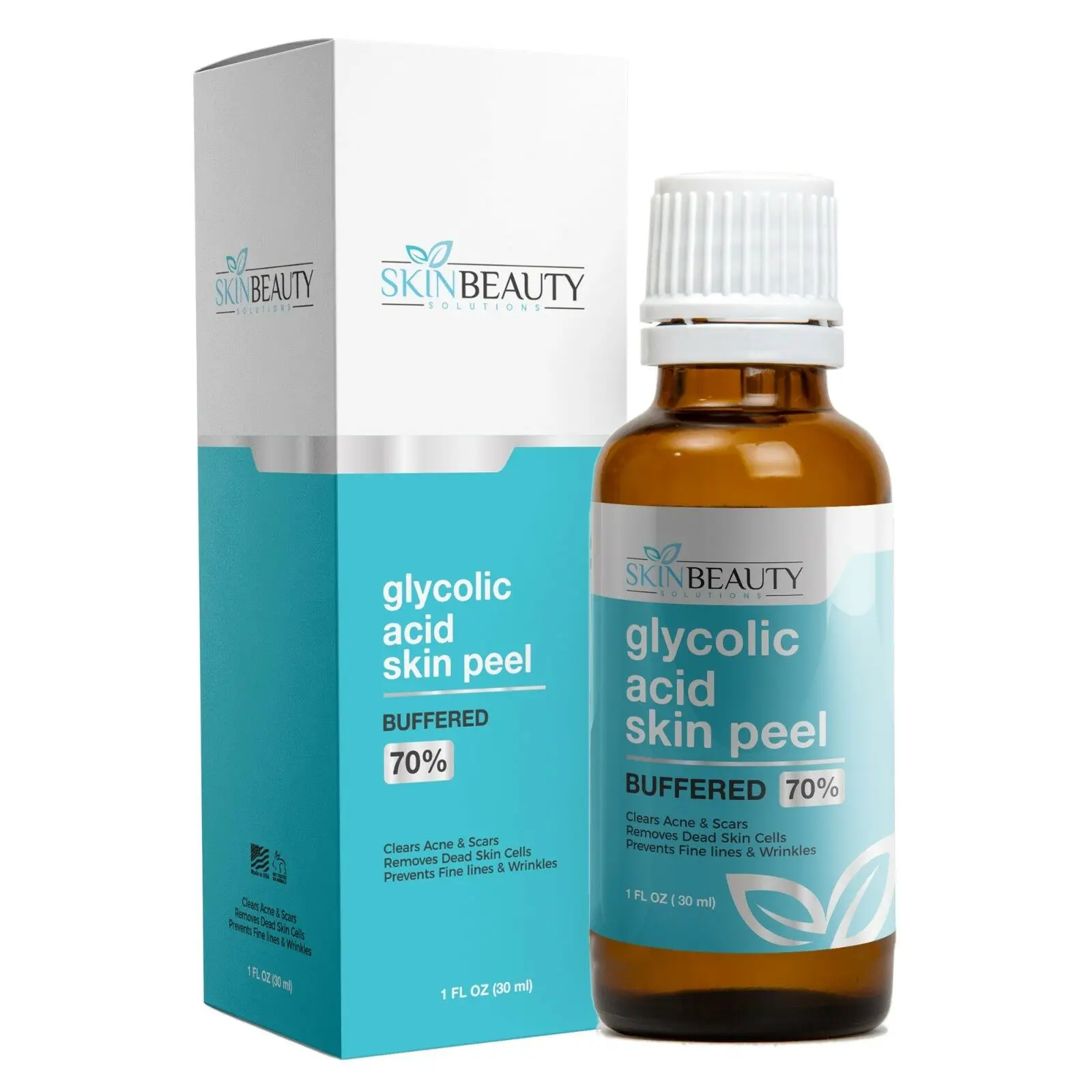 GLYCOLIC ACID BUFFERED Skin Face Chemical Peel - 35% 50% 70% Acne Wrinkles Pores 30ml
GLYCOLIC ACID BUFFERED Skin Face Chemical Peel - 35% 50% 70% Acne Wrinkles Pores 30ml