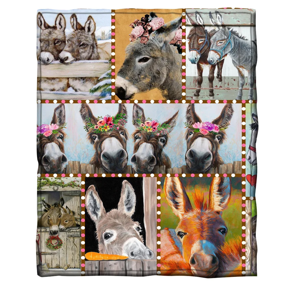 Donkey 3d printed fleece blanket for Beds Hiking Picnic Thick Quilt Fashionable Bedspread Sherpa Throw Blanket
Donkey 3d printed fleece blanket for Beds Hiking Picnic Thick Quilt Fashionable Bedspread Sherpa Throw Blanket