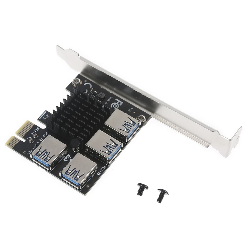 4-портовая PCI-E 1X внешняя 16X Райзер-карта USB, адаптер для майнинга биткоинов, 594A
4-портовая PCI-E 1X внешняя 16X Райзер-карта USB, адаптер для майнинга биткоинов, 594A