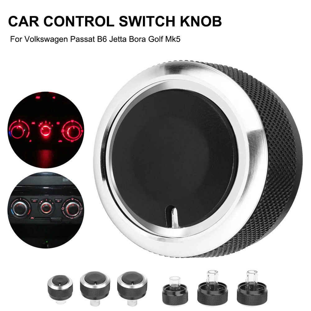 Aluminum Alloy Air Conditioning Knob AC Knob Heat Control Button Replacement for Passat B6 Jetta Bora Golf Mk5 Auto Accessories
Aluminum Alloy Air Conditioning Knob AC Knob Heat Control Button Replacement for Passat B6 Jetta Bora Golf Mk5 Auto Accessories