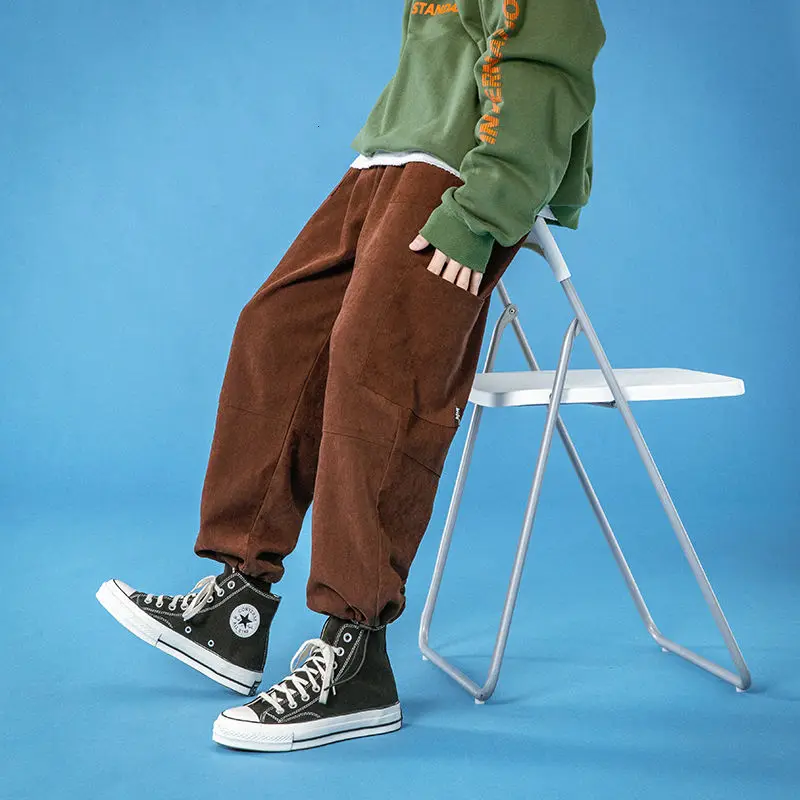 Corduroy Pants Casual Loose Leggings Baggy Multi-pocket Cargo Pants Joggers Sport Trousers Hot Sale
Corduroy Pants Casual Loose Leggings Baggy Multi-pocket Cargo Pants Joggers Sport Trousers Hot Sale