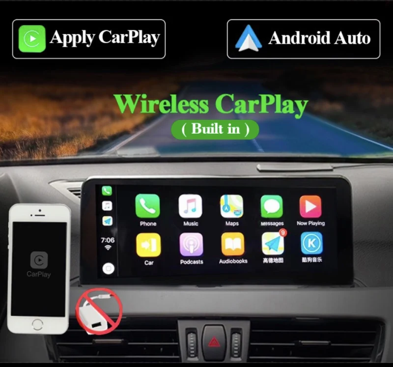 CarPlay автомобильная система Android головное устройство Навигация DVD плеер радио для