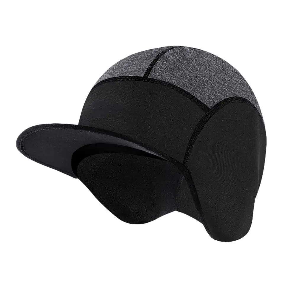 

Велосипедная шапка, дышащая непроницаемая шапка для верховой езды, ветрозащитная теплая шапка с защитой ушей, подкладка для шлема, зимнее у...