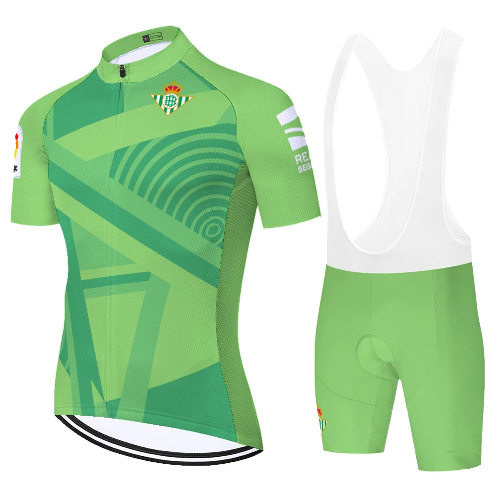 TEAM Green Betis camisa ciclismo bike shorts suit sportswear 20D mens MTB Bicycle ropa hombre verano 2020 | Спорт и развлечения