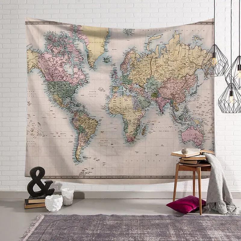 World Map Pattern Wall Tapestry Wall Hanging Blanket Farmhouse DecorHome Decorations Machine A Imprimer Sur Tissu Shabby Chic
World Map Pattern Wall Tapestry Wall Hanging Blanket Farmhouse DecorHome Decorations Machine A Imprimer Sur Tissu Shabby Chic