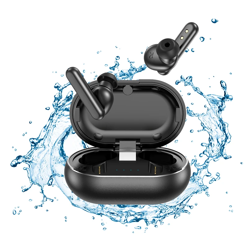 TWS 16 Bluetooth 5.0 Earphones with TYPE-C USB Wireless Headphones 9D Stereo Sports Waterproof Earbuds Headsets With Microphone
TWS 16 Bluetooth 5.0 Earphones with TYPE-C USB Wireless Headphones 9D Stereo Sports Waterproof Earbuds Headsets With Microphone