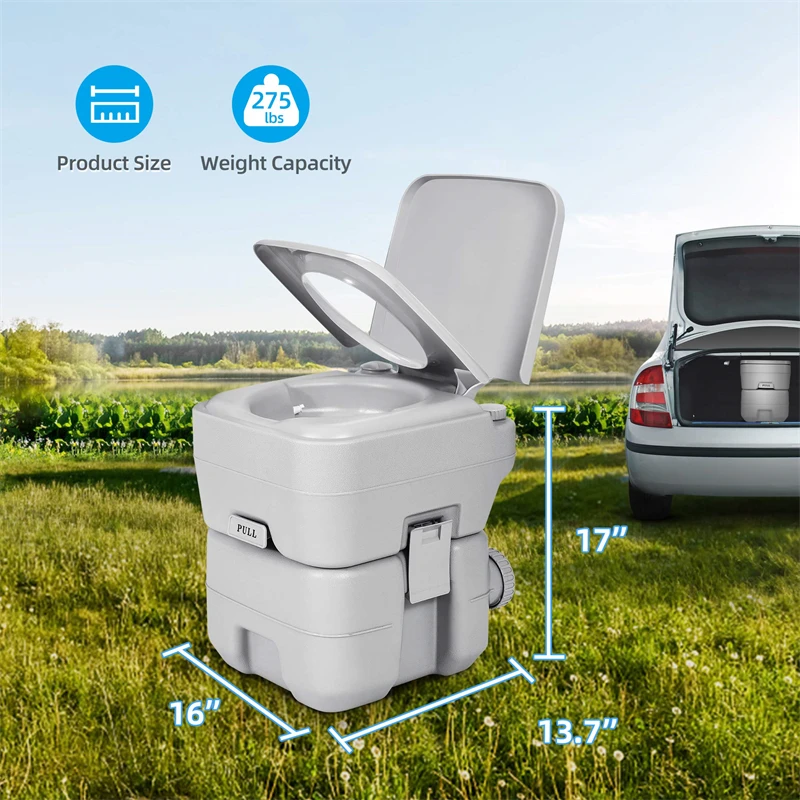 10L&20L PortableToilet RV Potty Waste Tank Indoor Outdoor Compact Double-Outlet Commode For Travel Camping RV Boating Fishing
10L&20L PortableToilet RV Potty Waste Tank Indoor Outdoor Compact Double-Outlet Commode For Travel Camping RV Boating Fishing