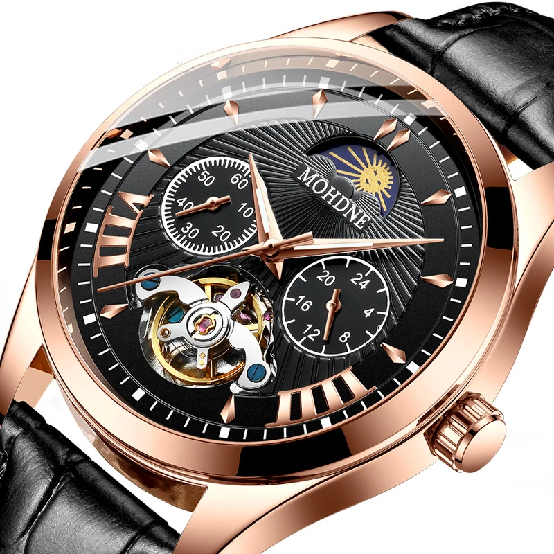 Luxury Automatic Mechanical Wristwatches Top Brand Stainless Steel Waterproof Watch for Men Business Watches Relogio Masculino
Luxury Automatic Mechanical Wristwatches Top Brand Stainless Steel Waterproof Watch for Men Business Watches Relogio Masculino
