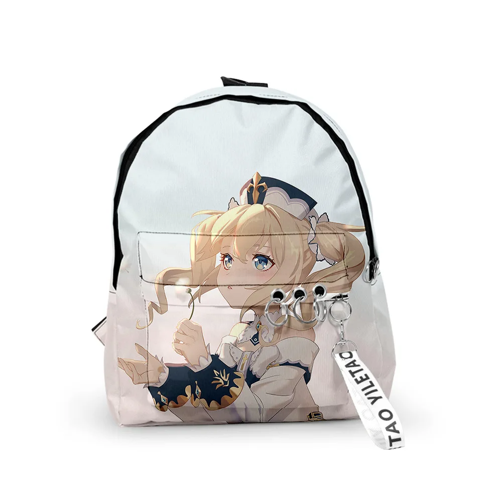 Classic Kawaii Genshin Impact School Bags Travel Bags Boys Girls Small Bags 3D Oxford Waterproof Key Chain Notebook Backpacks
Classic Kawaii Genshin Impact School Bags Travel Bags Boys Girls Small Bags 3D Oxford Waterproof Key Chain Notebook Backpacks