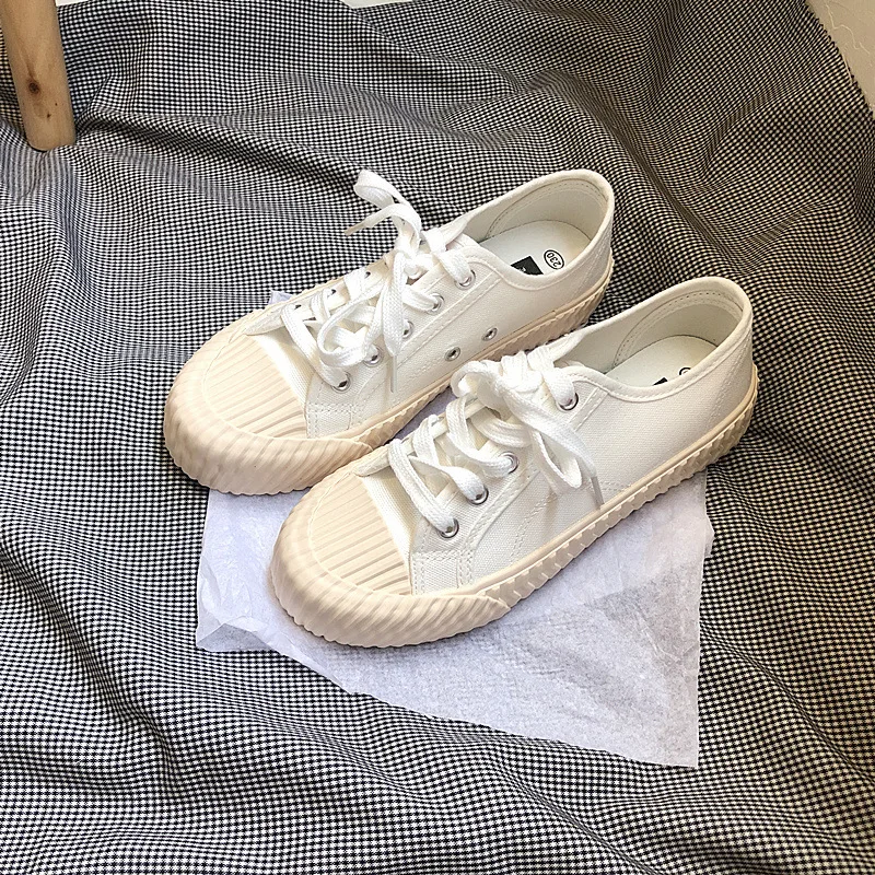 Spring/Autumn 2021 New Shoes for Women Sneakers Casual Low Cut Canvas Flats Shoes Woman Fashion Lace-up Platform Shoes Female
Spring/Autumn 2021 New Shoes for Women Sneakers Casual Low Cut Canvas Flats Shoes Woman Fashion Lace-up Platform Shoes Female