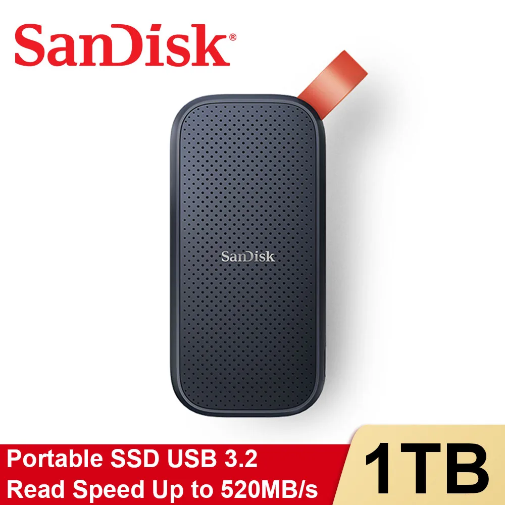 

Портативный жесткий диск SanDisk E30, мобильный SSD 1 ТБ, 480 ГБ, 520 м/с USB, внешний жесткий диск для ноутбука, твердотельный диск, устройство хранения