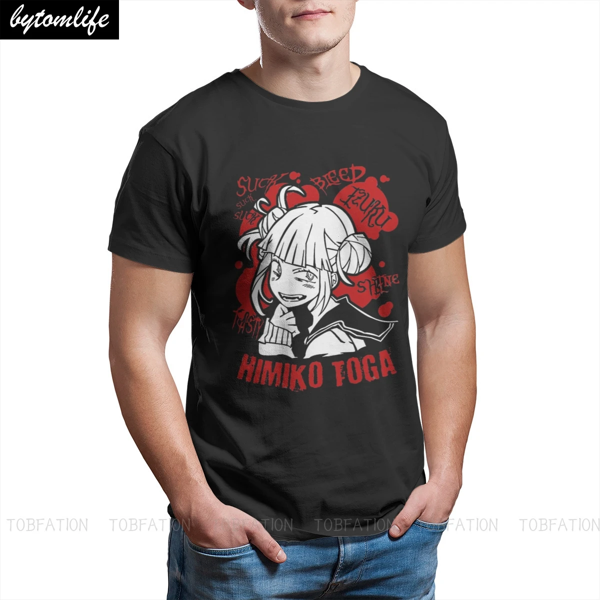 My Hero Academia Boku Himiko Toga Graphic Men T Shirt Top Big size Pure Cotton Tees Harajuku TShirt
My Hero Academia Boku Himiko Toga Graphic Men T Shirt Top Big size Pure Cotton Tees Harajuku TShirt