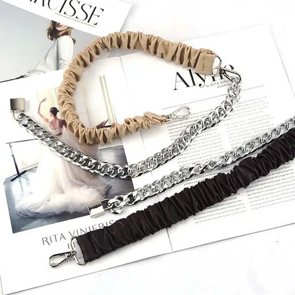 1Pc New Elastic Metal Chain Splicing Belt Ladies Dress Cummerbunds Stretch Corset Belts Punk Rock Stylish Belts
1Pc New Elastic Metal Chain Splicing Belt Ladies Dress Cummerbunds Stretch Corset Belts Punk Rock Stylish Belts