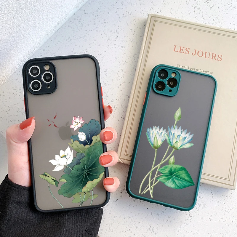 Lotus Flowers Phone Case For iPhone 12 Mini 11 Pro Max for iphone 6s 8 7 Plus SE 2020 X XS Max XR Hard Shockproof Cover Fundas
Lotus Flowers Phone Case For iPhone 12 Mini 11 Pro Max for iphone 6s 8 7 Plus SE 2020 X XS Max XR Hard Shockproof Cover Fundas