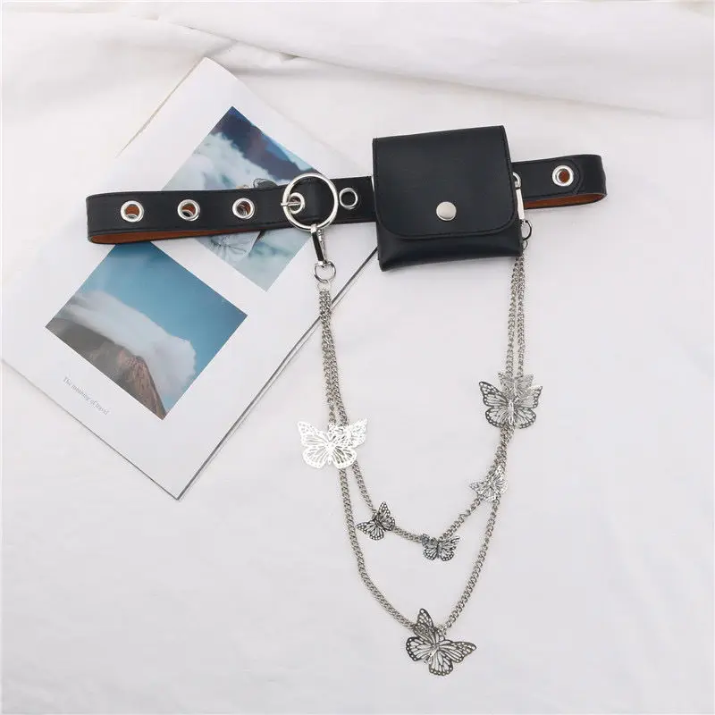 Original Hiphop Women Belt Bags Fashion Ladies Waist Bag Cool Girls Coin Pocket Punk Style Chest Pack Female Simple Pouch
Original Hiphop Women Belt Bags Fashion Ladies Waist Bag Cool Girls Coin Pocket Punk Style Chest Pack Female Simple Pouch