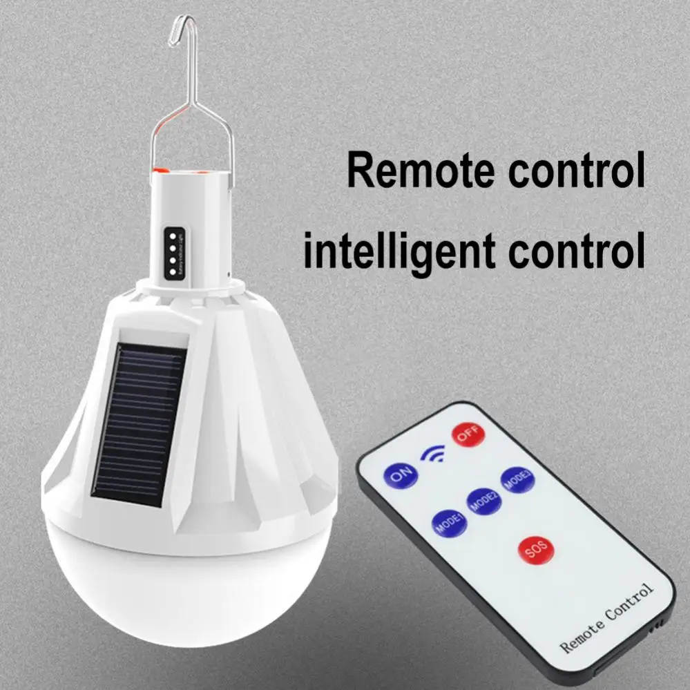 LED Solar Lamp USB Rechargeable Blub Portable Outdoor Camping Light IP65 Waterproof Tent Fishing Bulb
LED Solar Lamp USB Rechargeable Blub Portable Outdoor Camping Light IP65 Waterproof Tent Fishing Bulb