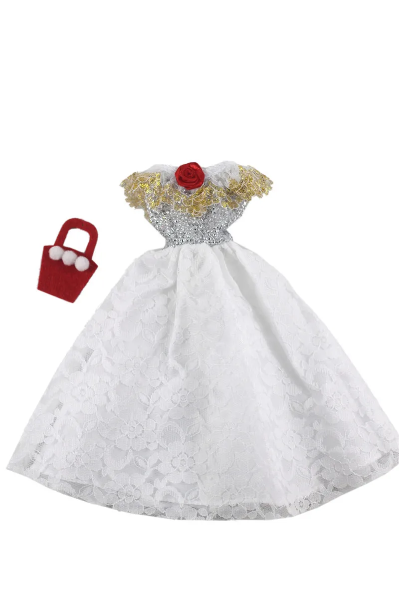 White Long Dress Outfit Suit Sets for Barbie BJD FR SD Doll Clothes Role Play Accessories Toys for Girl
White Long Dress Outfit Suit Sets for Barbie BJD FR SD Doll Clothes Role Play Accessories Toys for Girl