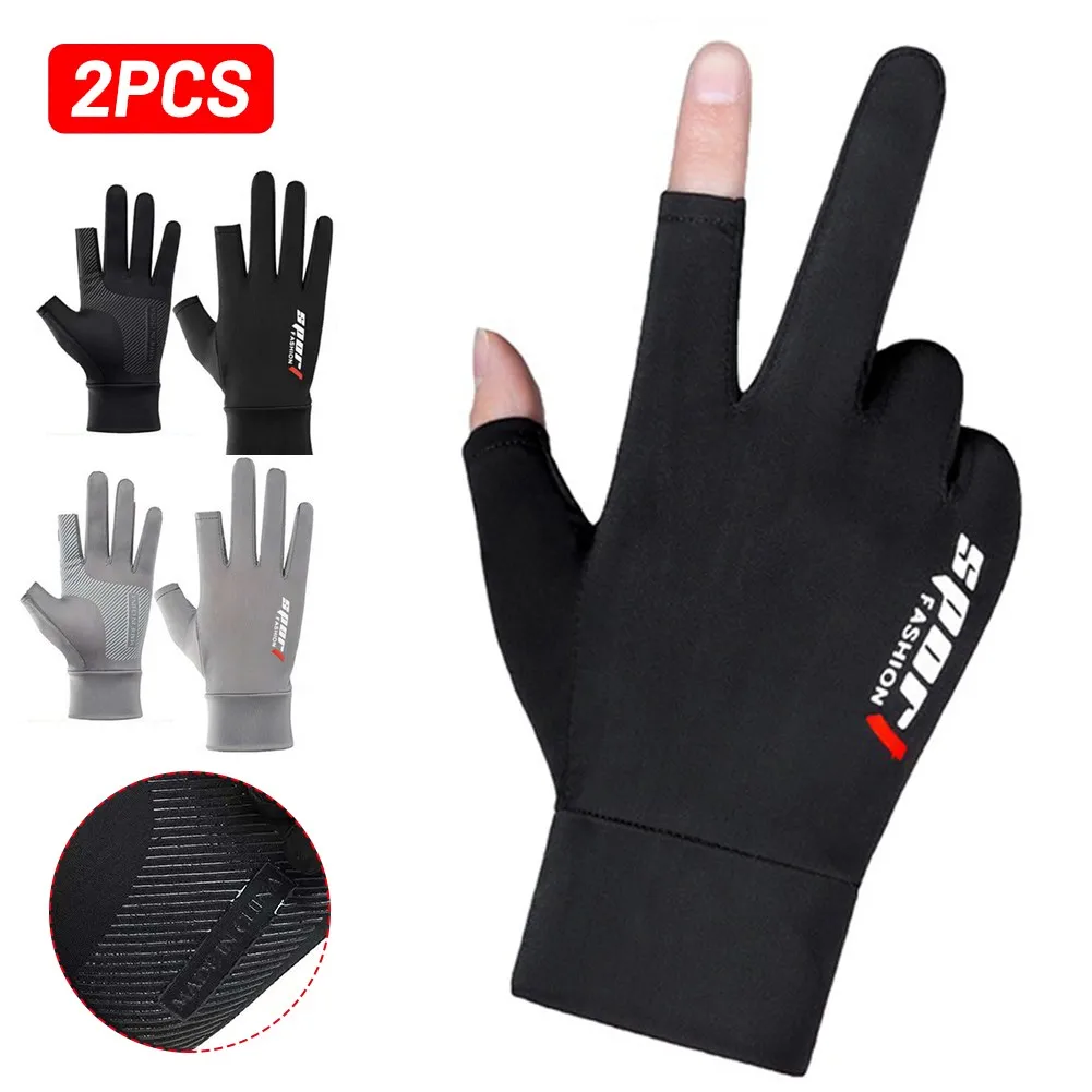 1 Pair Sports Gloves For Golf Motorcycle Protective Breathable Ice Silk Riding Driving Two-Finger Fishing Gloves Non-Slip Gear
1 Pair Sports Gloves For Golf Motorcycle Protective Breathable Ice Silk Riding Driving Two-Finger Fishing Gloves Non-Slip Gear