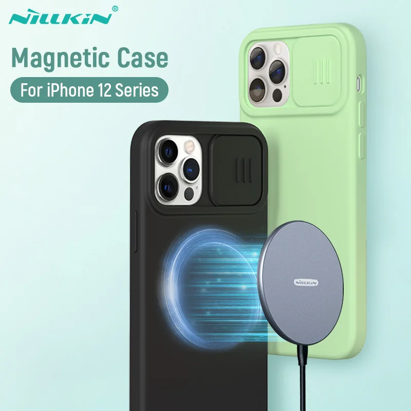 Магнитный чехол для iPhone 12 Pro Max Nillkin, жидкий силиконовый чехол для iPhone 12, мягкий чехол, скользящая камера, защита конфиденциальности, задняя кр...
Магнитный чехол для iPhone 12 Pro Max Nillkin, жидкий силиконовый чехол для iPhone 12, мягкий чехол, скользящая камера, защита конфиденциальности, задняя кр...
