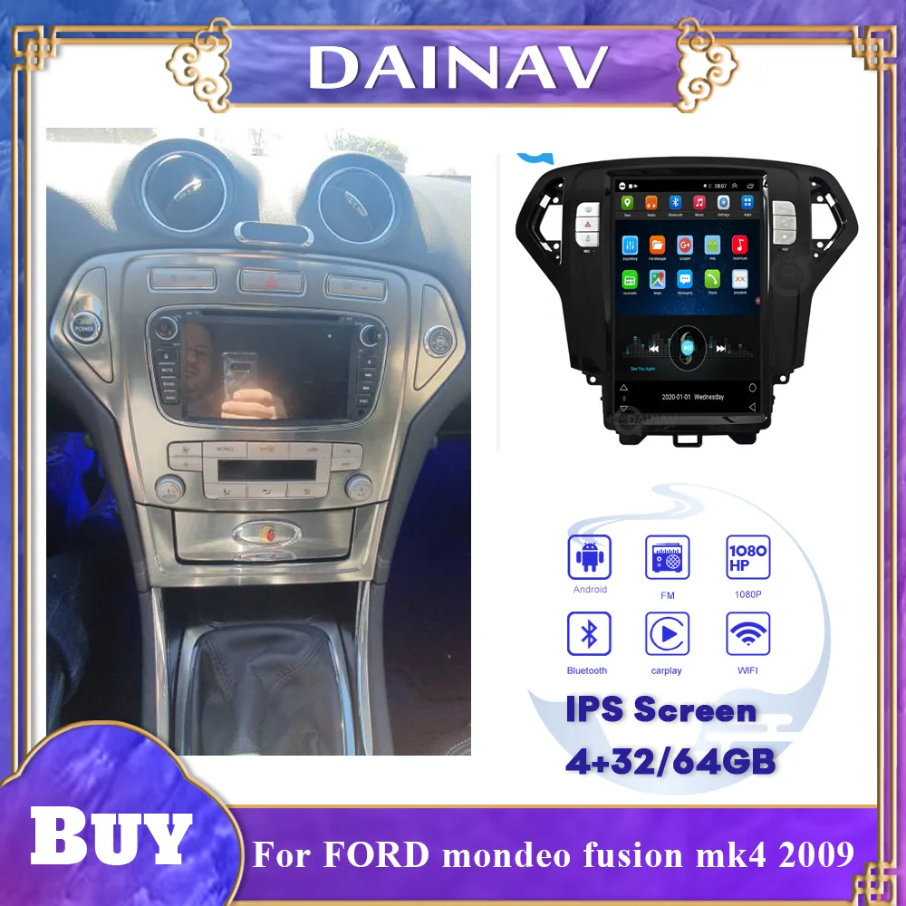 Android 12,8 дюймовый вертикальный экран для Ford Mondeo, Автомобильный GPS, мультимедийное радио, carplay, навигационный плеер для Ford Mondeo 2009
Android 12,8 дюймовый вертикальный экран для Ford Mondeo, Автомобильный GPS, мультимедийное радио, carplay, навигационный плеер для Ford Mondeo 2009
