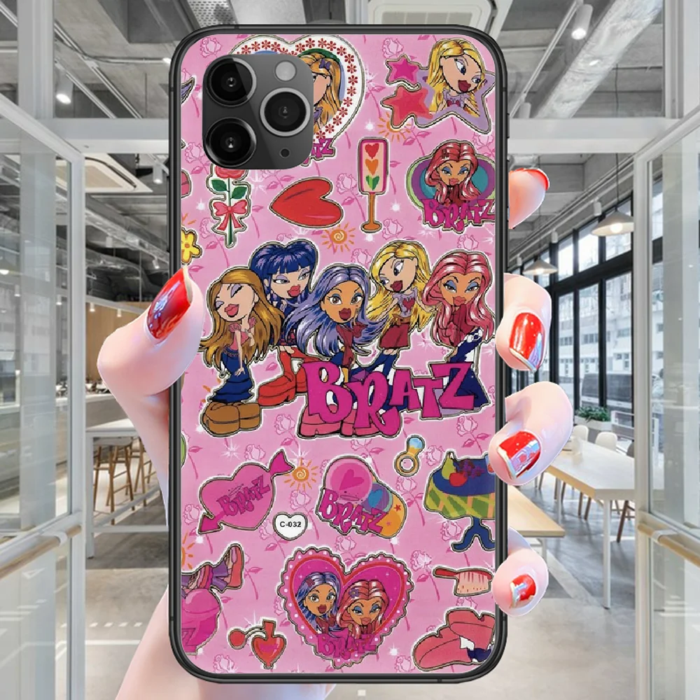 Bratzs cartoon lovely Doll Phone case For iphone 4 4s 5 5S SE 5C 6 6S 7 8 plus X XS XR 11 12 mini Pro Max 2020 black Funda Soft
Bratzs cartoon lovely Doll Phone case For iphone 4 4s 5 5S SE 5C 6 6S 7 8 plus X XS XR 11 12 mini Pro Max 2020 black Funda Soft