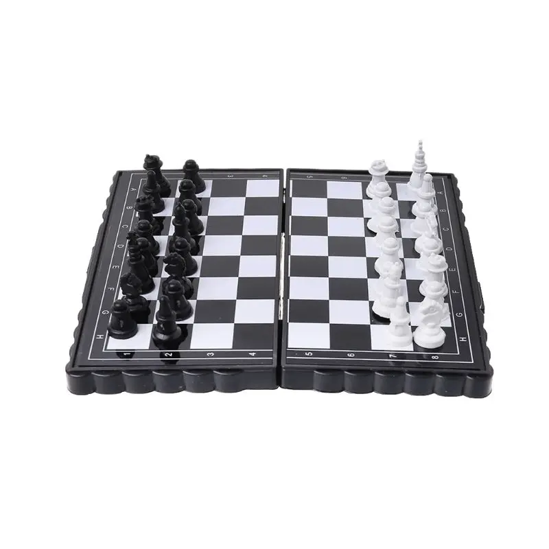 1set Mini Portable Chess Folding Magnetic Plastic Chessboard Board Game Kid Toy 62KF
1set Mini Portable Chess Folding Magnetic Plastic Chessboard Board Game Kid Toy 62KF