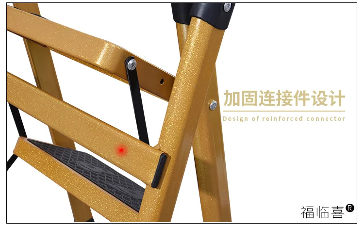 Multifunctional Anti- Slip Ladder 3 Tread Safe Step Portable Stools with Tool Tray Golden Color
Multifunctional Anti- Slip Ladder 3 Tread Safe Step Portable Stools with Tool Tray Golden Color