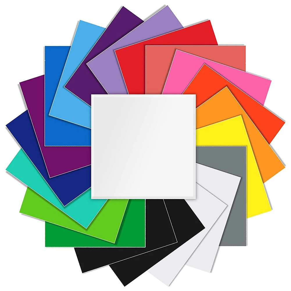 New 20Pcs Vinyl For Cricut And Silhouette Cameo Machines, Permanent Vinyl 12X12 Sheets For Cups, Mugs, Windows,DIY Projects
New 20Pcs Vinyl For Cricut And Silhouette Cameo Machines, Permanent Vinyl 12X12 Sheets For Cups, Mugs, Windows,DIY Projects