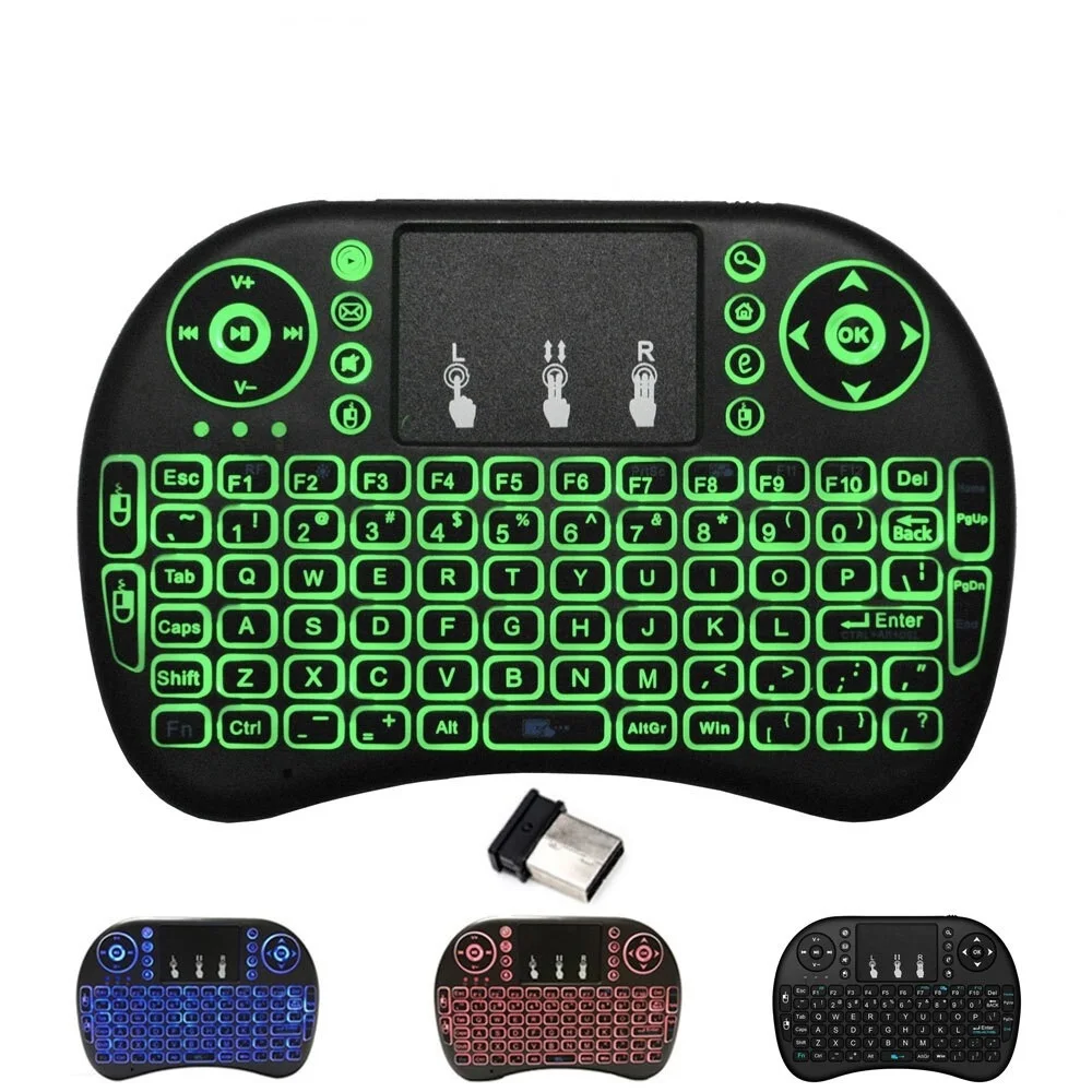 Handheld i8 Mini Wireless Keyboard 2.4GHz Russian English Language Air Mouse With Touchpad for Laptop Android TV Box PC
Handheld i8 Mini Wireless Keyboard 2.4GHz Russian English Language Air Mouse With Touchpad for Laptop Android TV Box PC