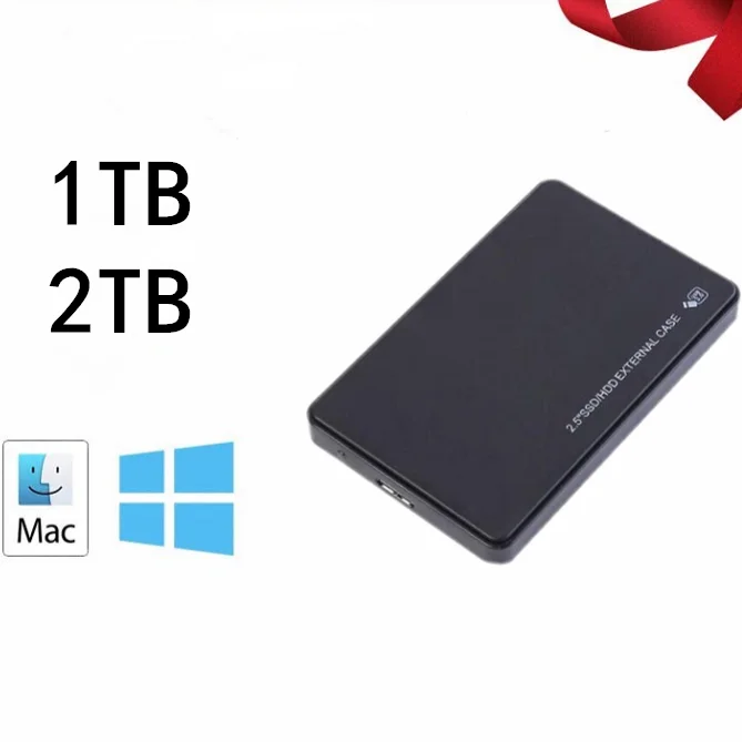 

2,5 Мобильный 1 ТБ 2 ТБ жесткого диска USB3.0 SATA3.0 HDD disco duro externo внешний жесткий диск для ноутбука/Mac/ВБ