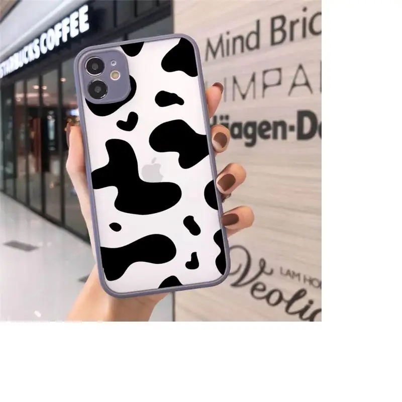 cow Phone Cases matte transparent For gray iPhone 7 8 x xs xr 11 12 pro plus max mini Clear Funda
cow Phone Cases matte transparent For gray iPhone 7 8 x xs xr 11 12 pro plus max mini Clear Funda